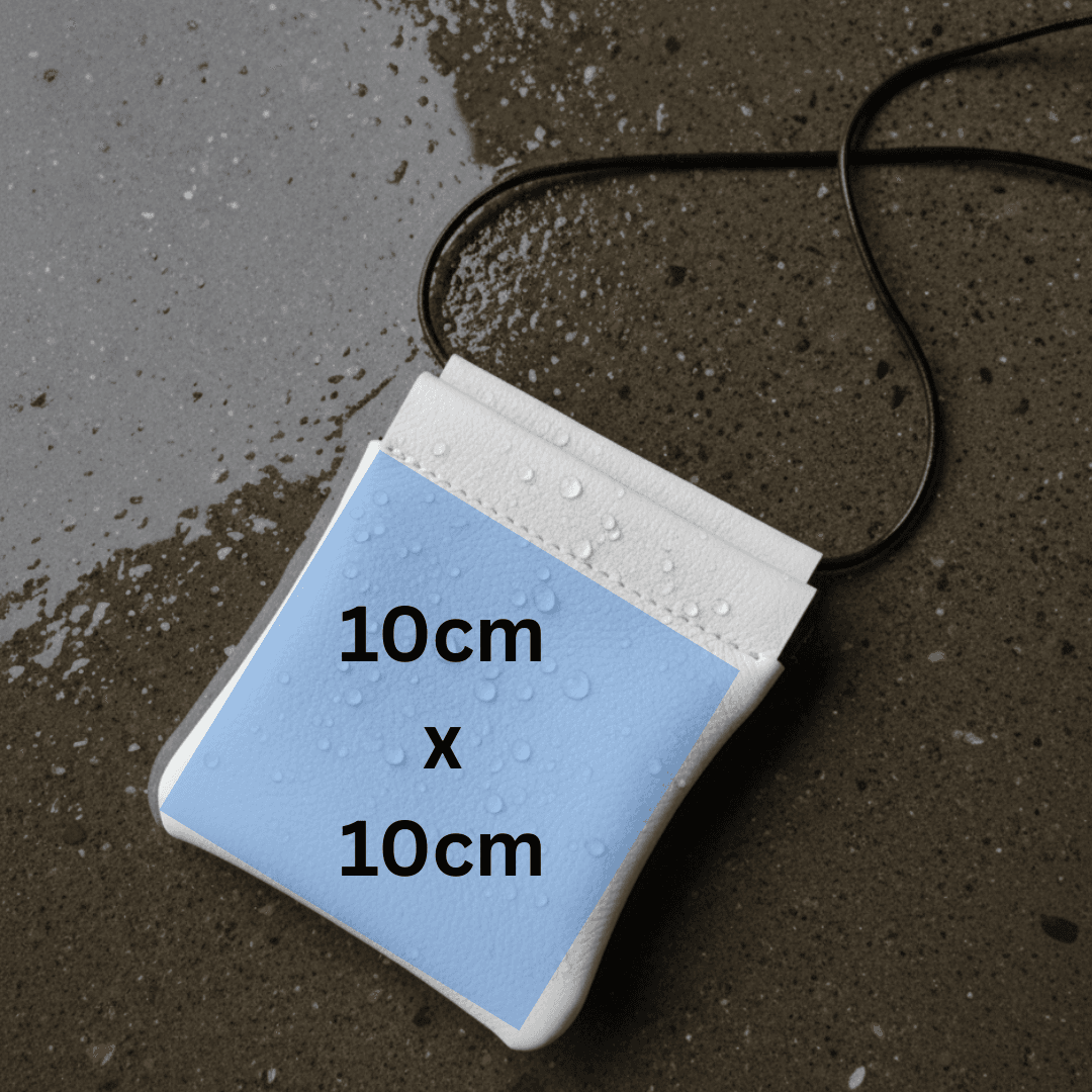 首掛けミニ財布 本革 ダイニーマレザー バネ口金 軽量 高耐久 ユニセックス　ホワイト | 6枚目