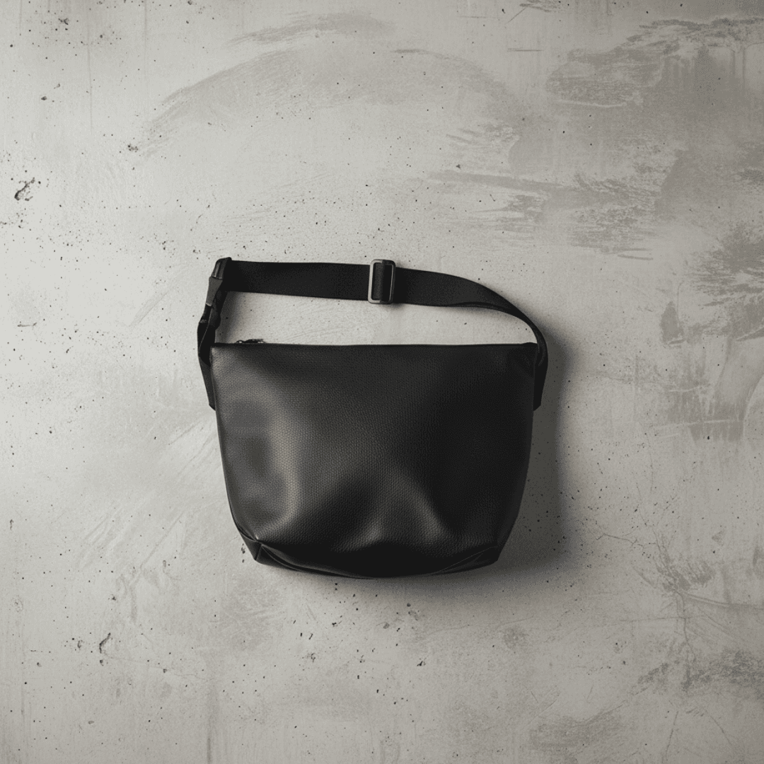 防水レザーメッセンジャーバッグ メンズ　レディース兼用｜GORE-TEX仕様 DRITTON G8　ブラック | 10枚目