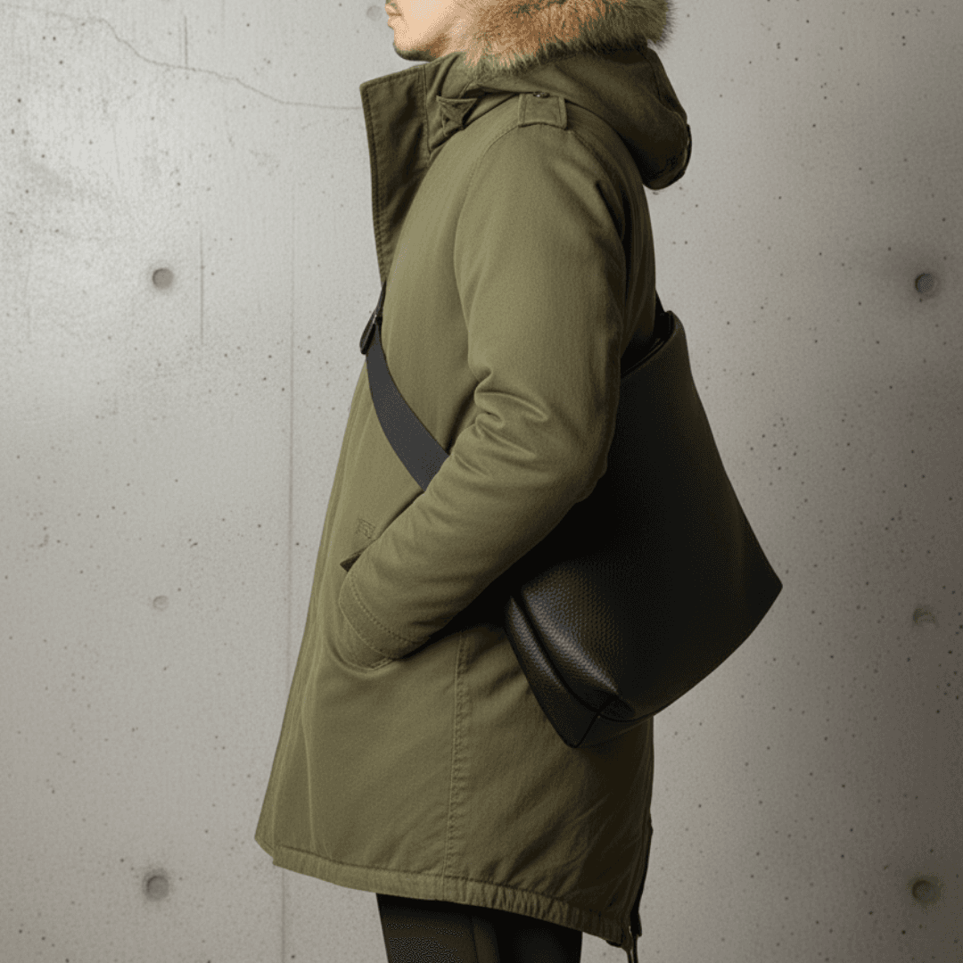 防水レザーメッセンジャーバッグ メンズ　レディース兼用｜GORE-TEX仕様 DRITTON G8　ホワイト | 10枚目