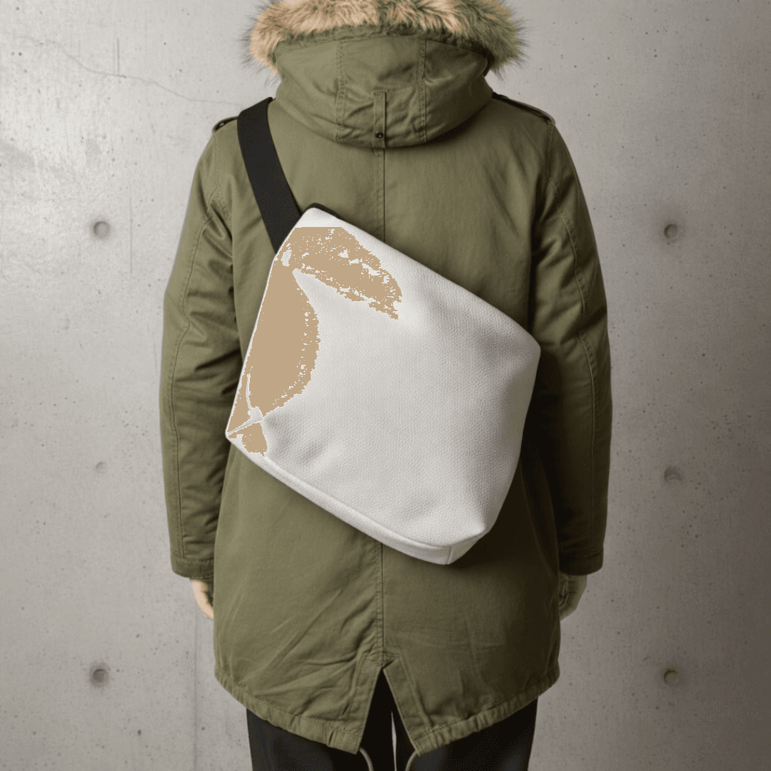 防水レザーメッセンジャーバッグ メンズ　レディース兼用｜GORE-TEX仕様 DRITTON G8　ホワイト | 2枚目