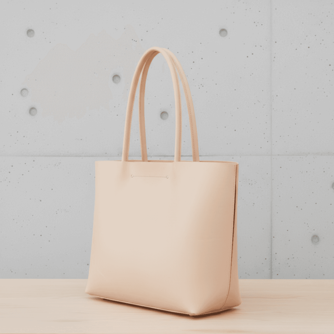 【本革ヌメ革】15.6インチPC対応 大容量レザートートバッグ｜A4収納｜通勤・通学｜きなりナチュラル｜ハンドメイド