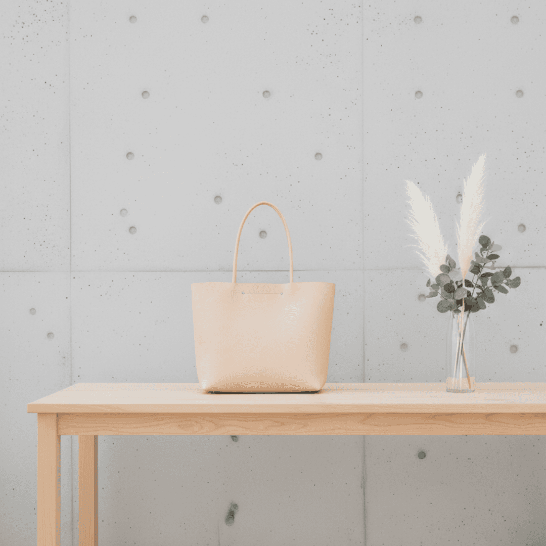 【本革ヌメ革】15.6インチPC対応 大容量レザートートバッグ｜A4収納｜通勤・通学｜きなりナチュラル｜ハンドメイド | 3枚目