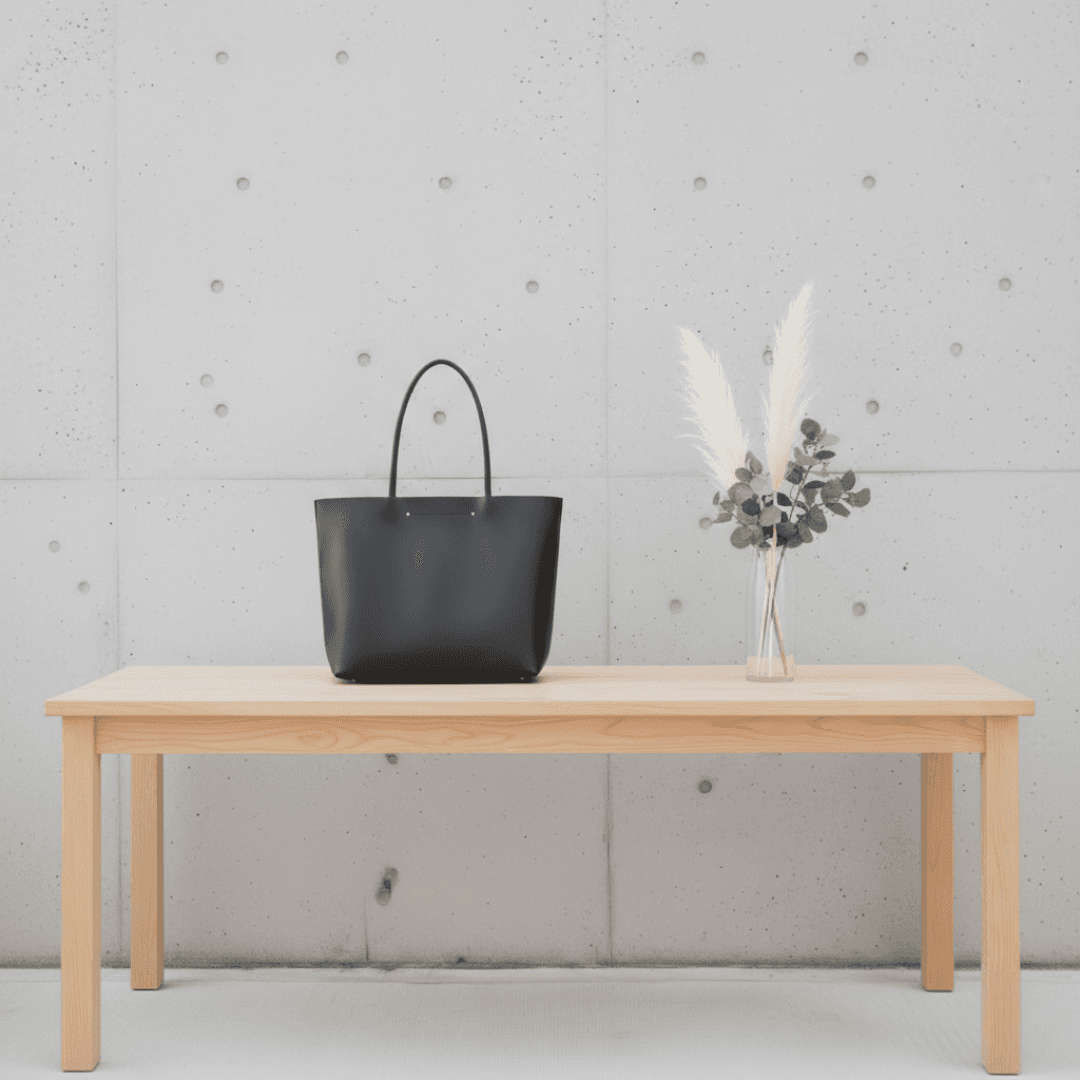 【本革ヌメ革】15.6インチPC対応 大容量レザートートバッグ｜A4収納｜通勤・通学｜きなりナチュラル｜ハンドメイド | 5枚目