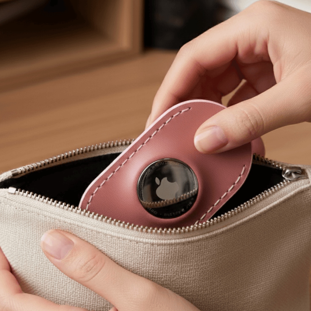 エアタグ対応 本革キーケース｜AirTag収納可・ネジ式・名入れ対応・コンパクト　きなりナチュラル | 7枚目