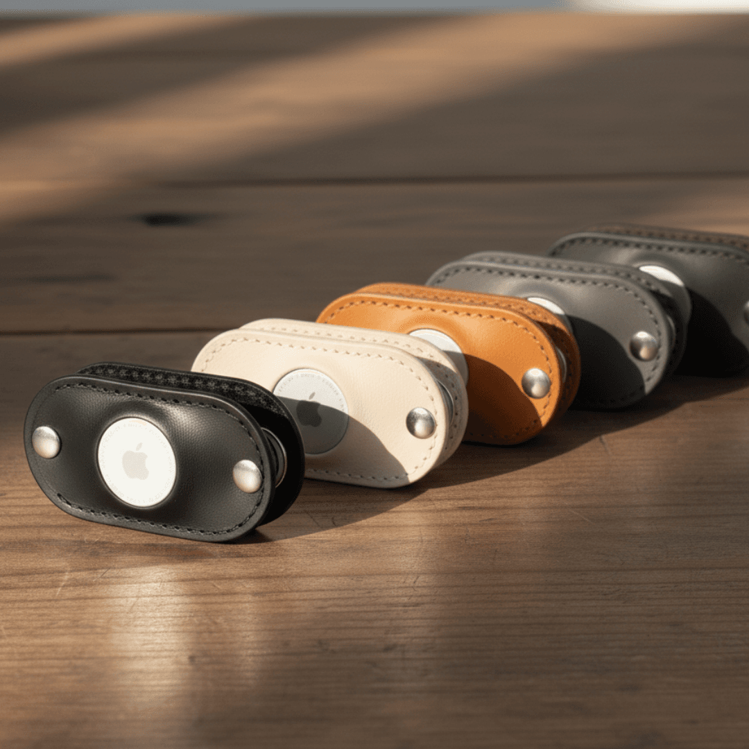 エアタグ対応 本革キーケース｜AirTag収納可・ネジ式・名入れ対応・コンパクト　ブラウン | 13枚目