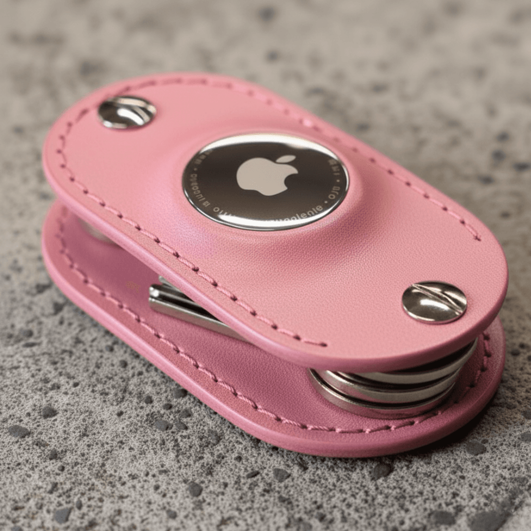 エアタグ対応 本革キーケース｜AirTag収納可・ネジ式・名入れ対応・コンパクト　ブラウン | 6枚目