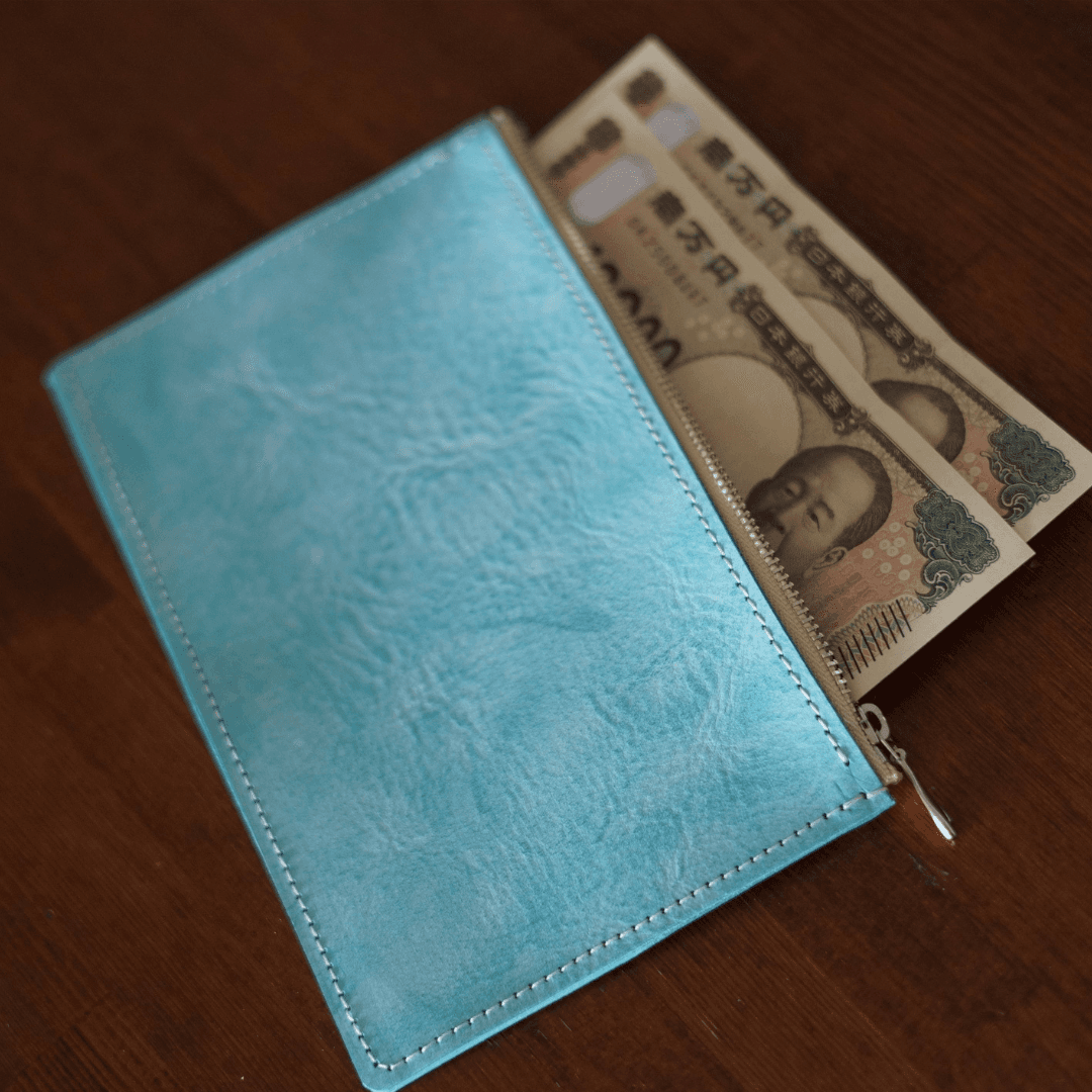 イタリアンレザーファスナーウォレット 2点セット（選べるカラー）春限定 | 4枚目