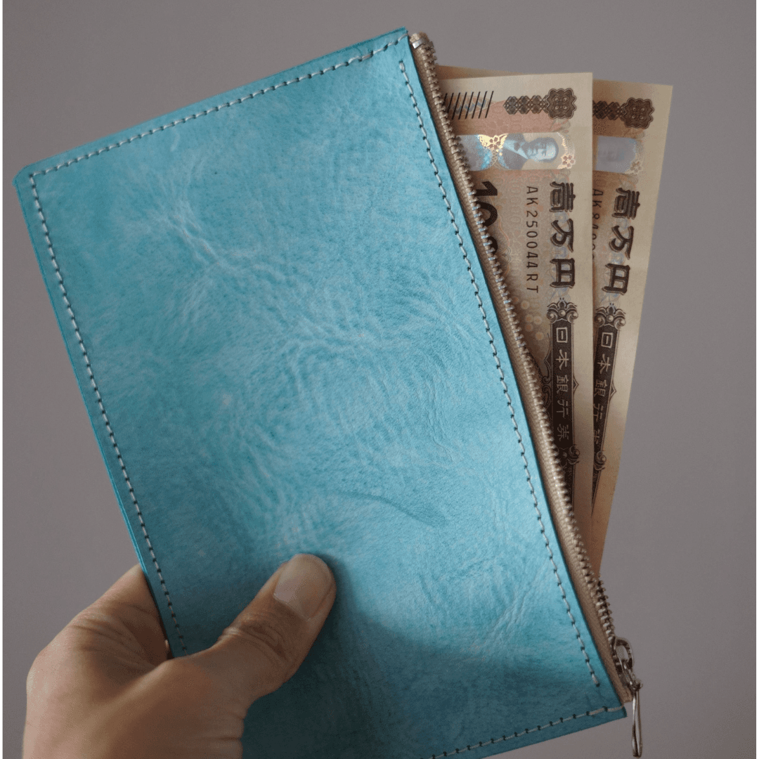 イタリアンレザーファスナーウォレット 2点セット（選べるカラー）春限定 | 6枚目