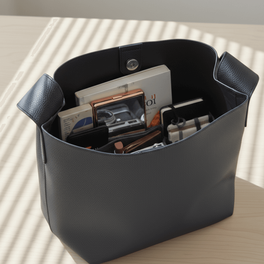 【A4対応】イタリアンレザー 本革ワイドベルトショルダーバッグ｜植物タンニンなめし・ブラック｜サイズ・カラーオーダー可 | 2枚目