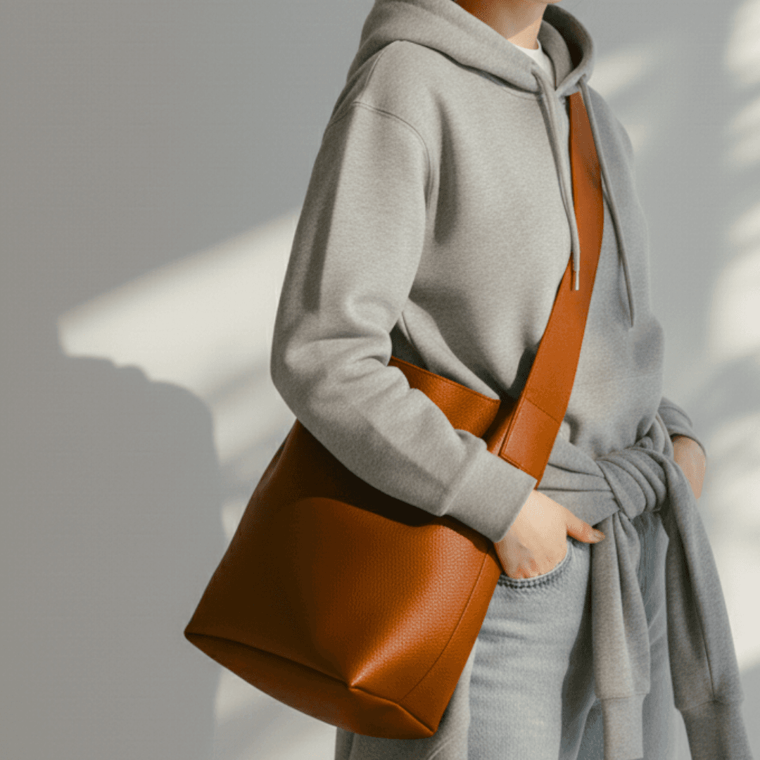 【A4対応】イタリアンレザー 本革ワイドベルトショルダーバッグ｜植物タンニンなめし・ブラック｜サイズ・カラーオーダー可 | 6枚目