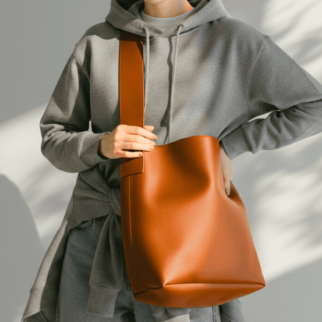 【A4対応】イタリアンレザー 本革ワイドベルトショルダーバッグ｜植物タンニンなめし・ブラック｜サイズ・カラーオーダー可 | 7枚目