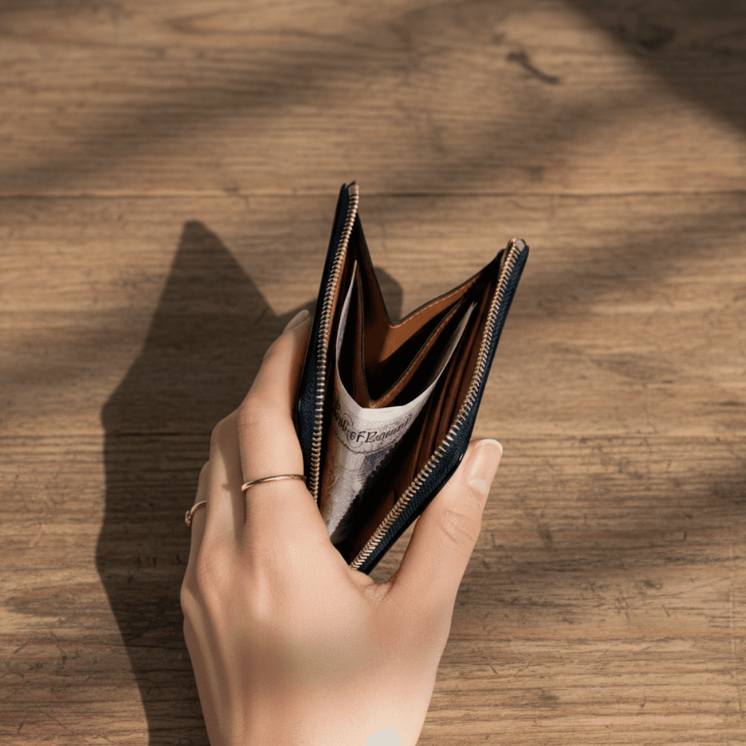 ロカドコードバン L字ファスナー財布 コンパクトミニ財布 / コニャック | 8枚目