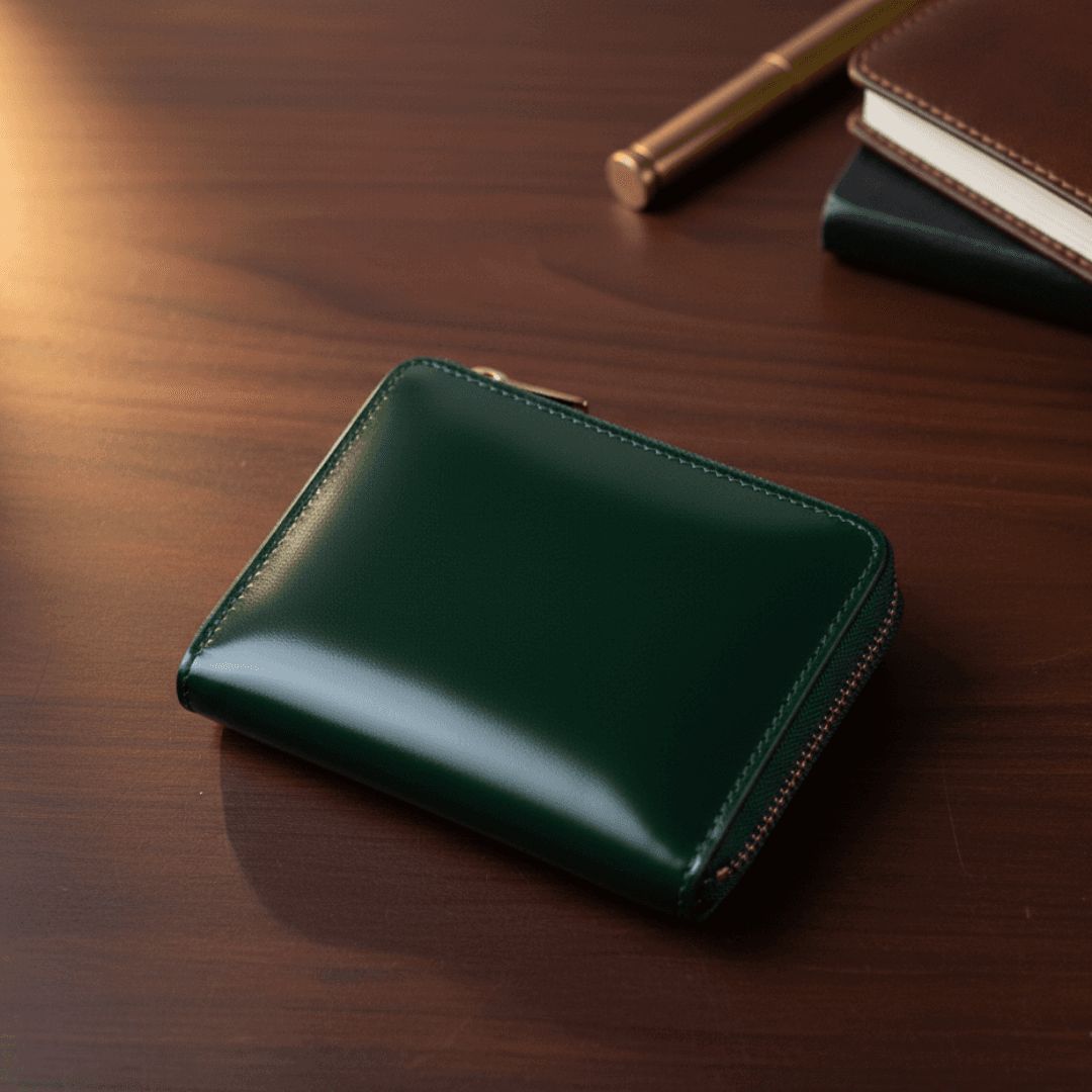 ロカドコードバン L字ファスナー財布 コンパクトミニ財布 / ピンク | 11枚目