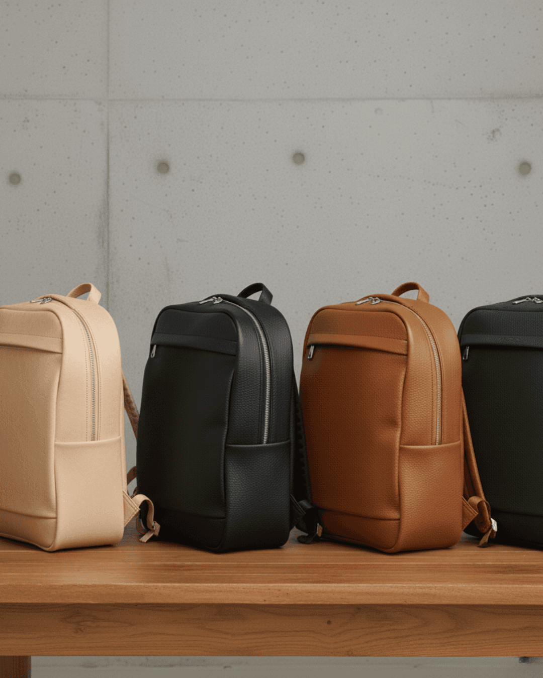 【送料無料】A4対応 本革リュック｜イタリアン植物タンニンレザー｜シンプルレザーバックパック｜通勤・通学 | 2枚目