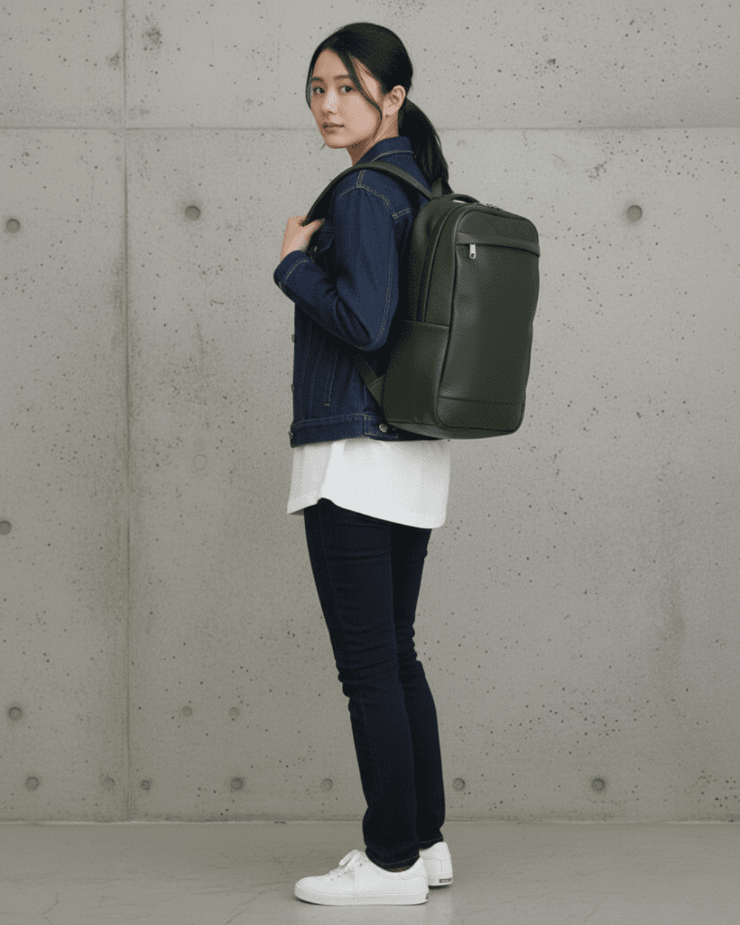 【送料無料】A4対応 本革リュック｜イタリアン植物タンニンレザー｜シンプルレザーバックパック｜通勤・通学 | 4枚目