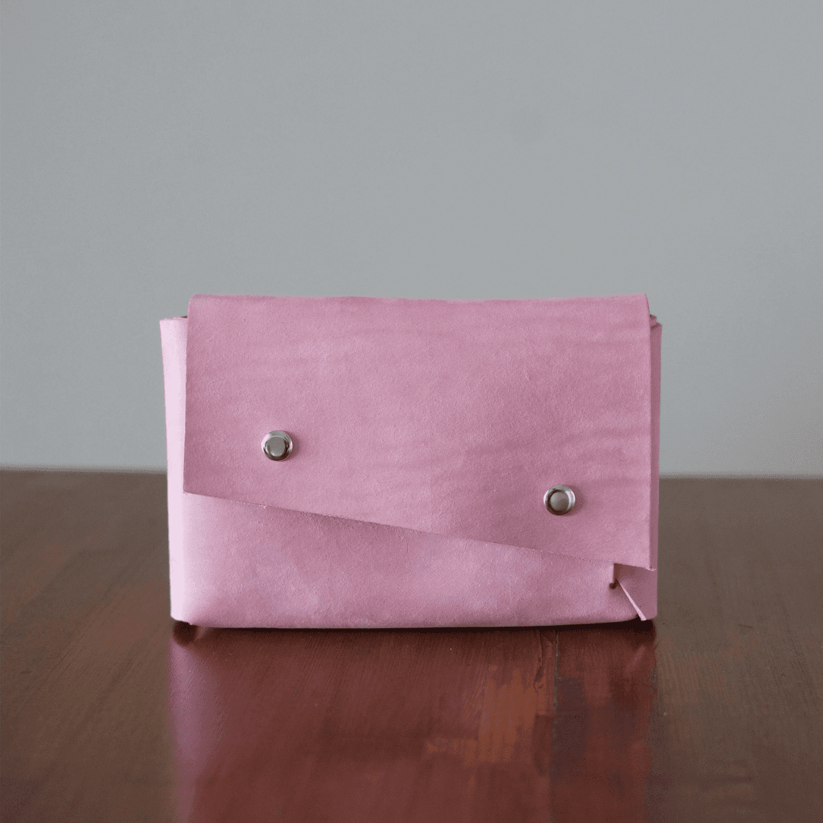 桜ピンクの本革ミニショルダーバッグ｜イタリアンレザー・2WAYクラッチ・刻印対応 | 11枚目