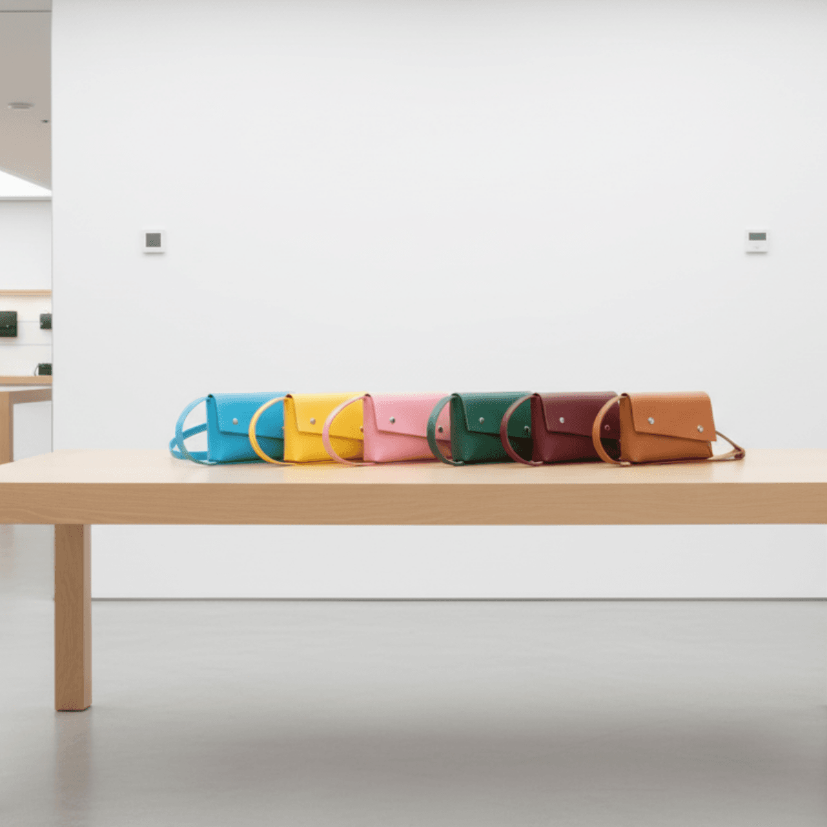 桜ピンクの本革ミニショルダーバッグ｜イタリアンレザー・2WAYクラッチ・刻印対応 | 12枚目