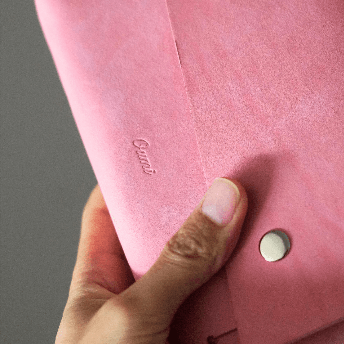 桜ピンクの本革ミニショルダーバッグ｜イタリアンレザー・2WAYクラッチ・刻印対応 | 15枚目