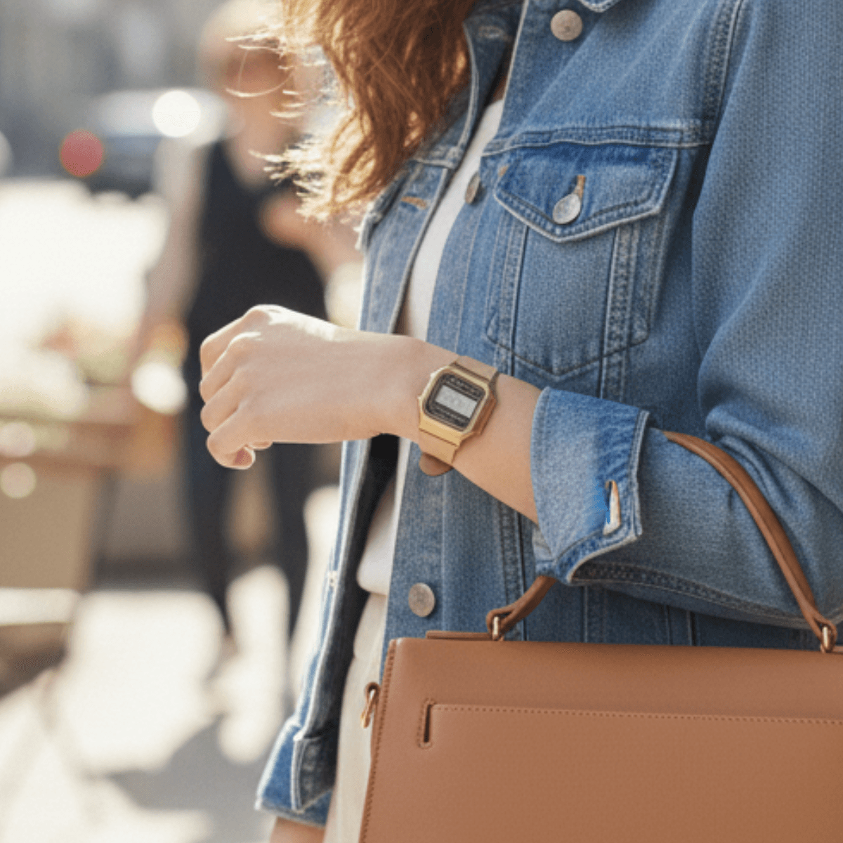 【カスタム可】チープカシオ レザーベルト腕時計｜本革ナチュラル｜ユニセックス｜ギフトにも | 2枚目