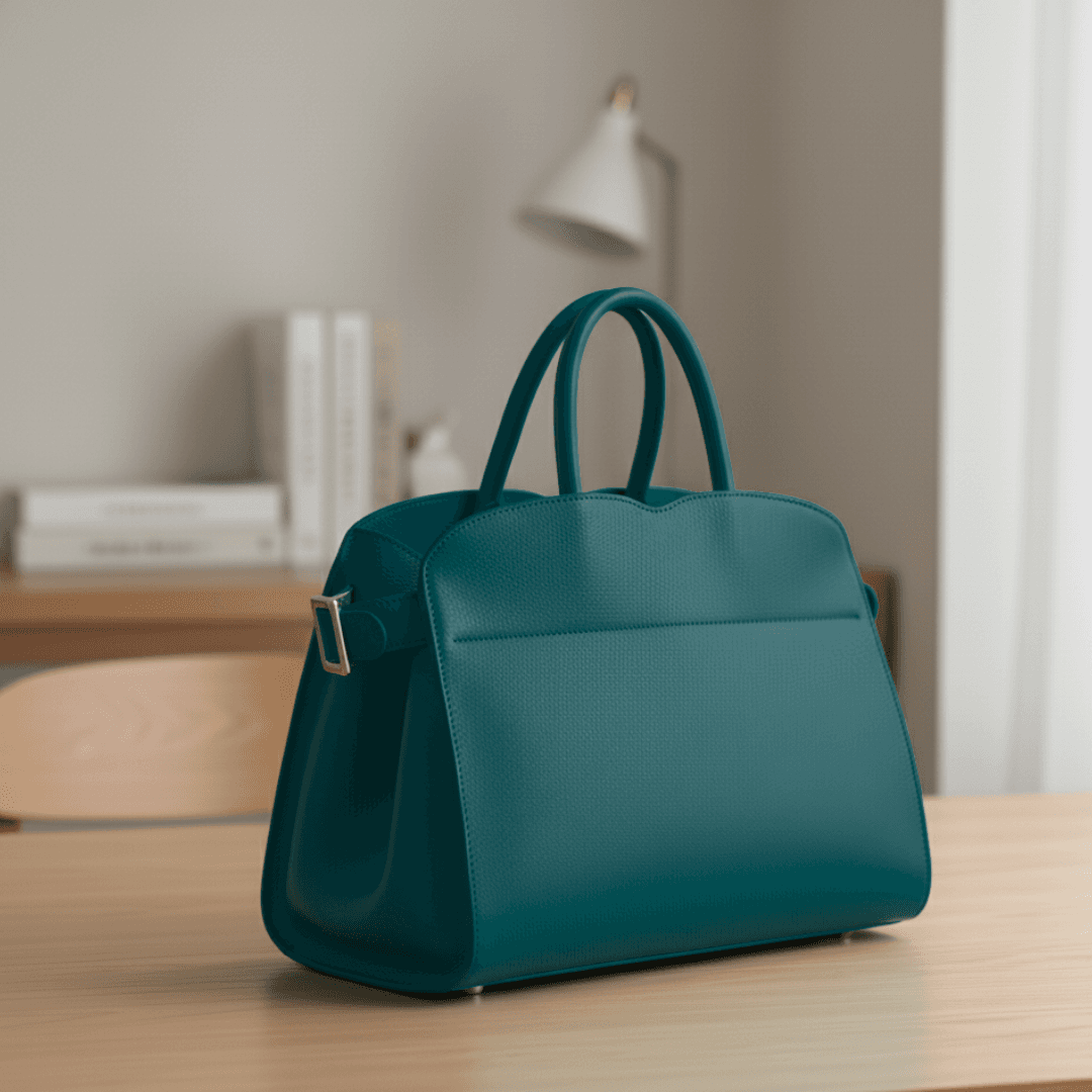 イタリアン植物タンニンなめし革のA4対応ハンドバッグ｜上質レザーの自立型バッグ | 3枚目