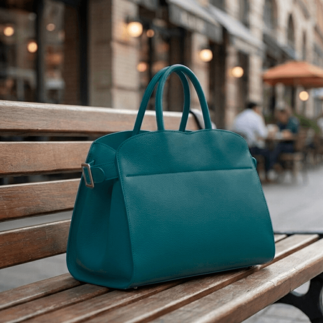 イタリアン植物タンニンなめし革のA4対応ハンドバッグ｜上質レザーの自立型バッグ | 4枚目