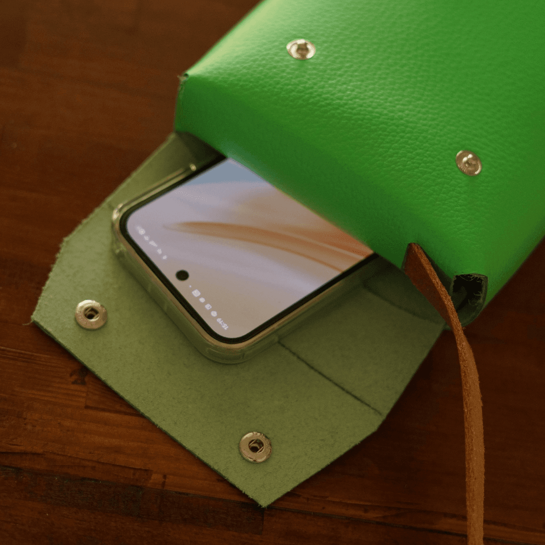 〈新春福袋2026・数量限定／ネオングリーン×キャメルベルト〉 ダブルアクセス／3区画構造／サイズ・カラーオーダー対応 | 8枚目