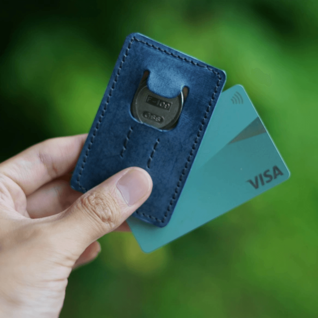 クレジットカードサイズの本革キーケース | 2枚目