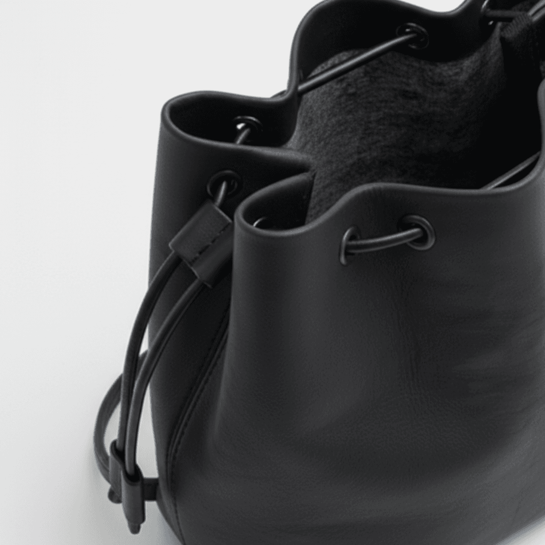 ゴアテックス使用レザー ホワイト巾着バッグ｜DRITTON G8｜防水・透湿｜サイズオーダー対応 | 11枚目