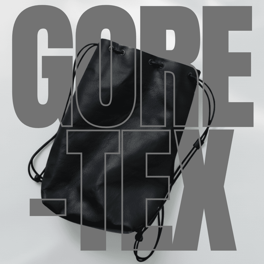 ゴアテックス使用レザー ホワイト巾着バッグ｜DRITTON G8｜防水・透湿｜サイズオーダー対応 | 6枚目