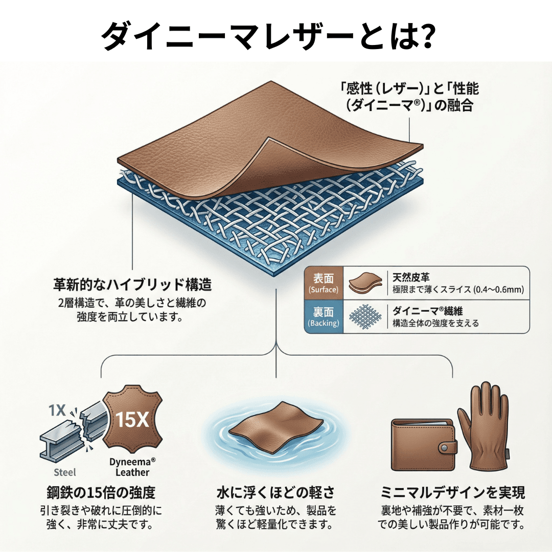 グレーダイニーマレザー 撥水クラフトバッグ｜紙袋風デザイン・軽量高耐久・サイズオーダー可 | 3枚目