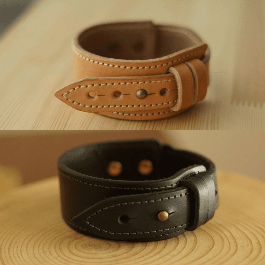 スーツに合う 自転車用アンクルバンド 本革ブラック｜裾巻き込み防止 | 7枚目