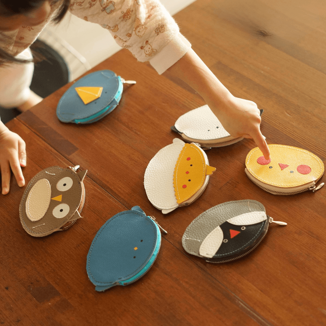 ひよこ レザーコインケース 本革｜ コンパクト 小銭入れ YKKメタルファスナー | 5枚目