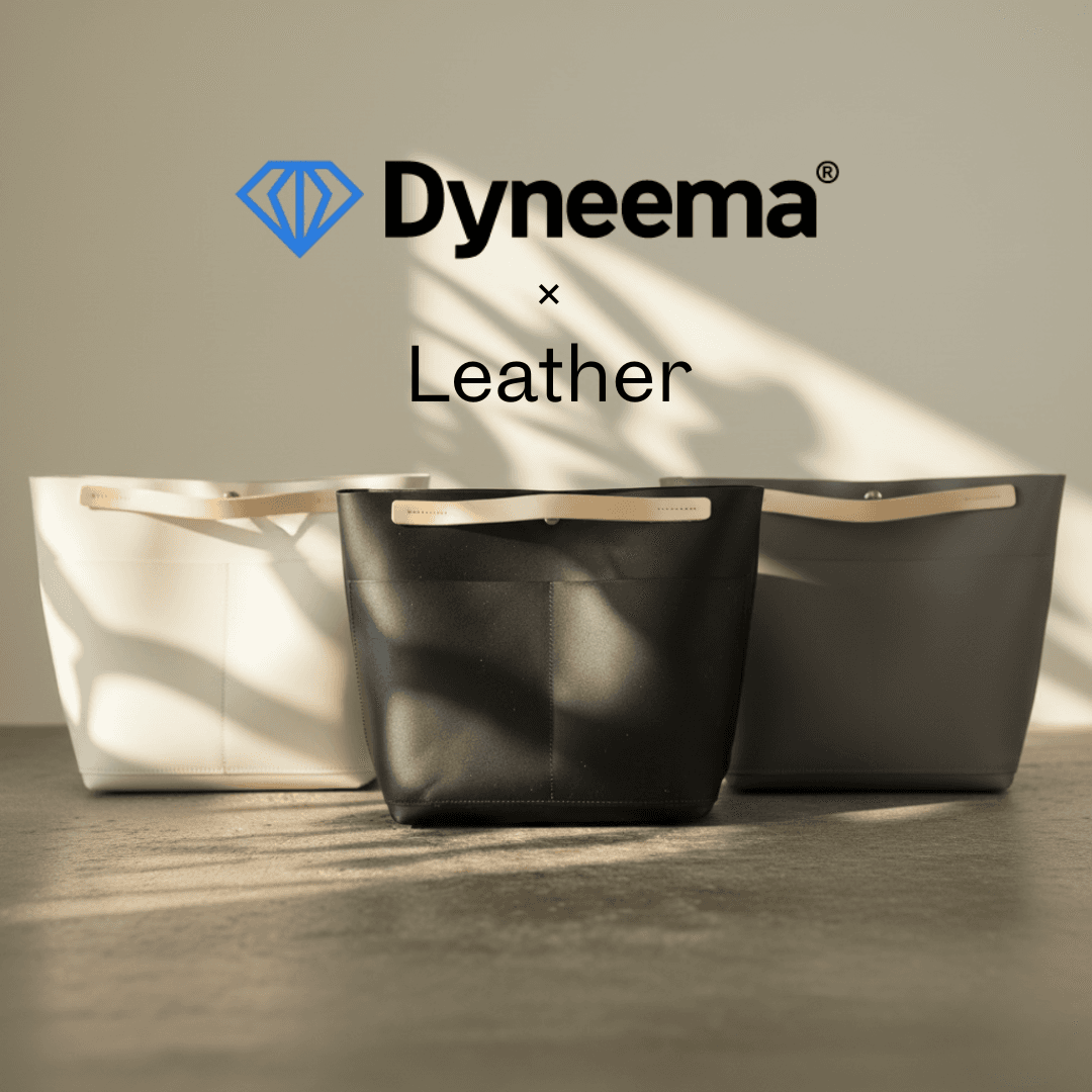 軽量・高耐久 ダイニーマレザー トートバッグ｜防水 ミニトート バッグインバッグ対応　ブラック グレー ホワイト | 2枚目