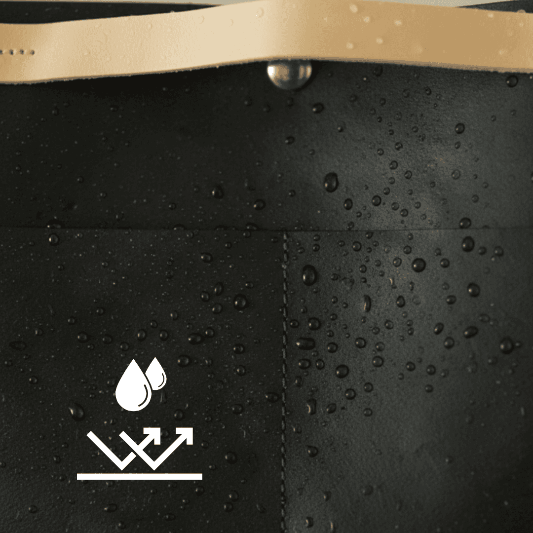 ダイニーマレザー 軽量 防水 トートバッグ｜バッグインバッグ対応 ミニトート ブラック グレー ホワイト | 5枚目