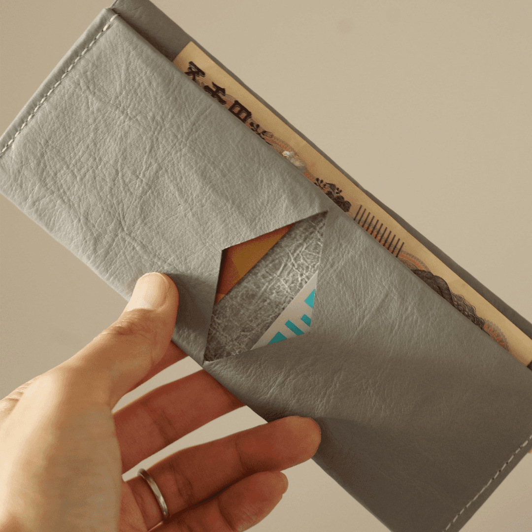 ダイニーマレザー 超軽量ミニマルウォレット ORIGAMI Slim（オリガミスリム） – 折り紙構造 × 高耐久財布 | 7枚目