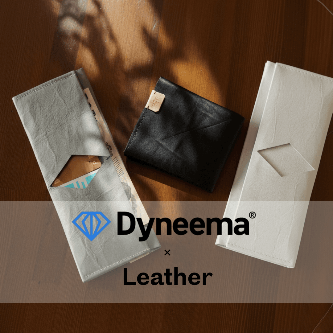 ホワイトダイニーマレザー 超軽量ミニマルウォレット ORIGAMI Slim（オリガミスリム） – 折り紙構造 × 高耐 | 2枚目