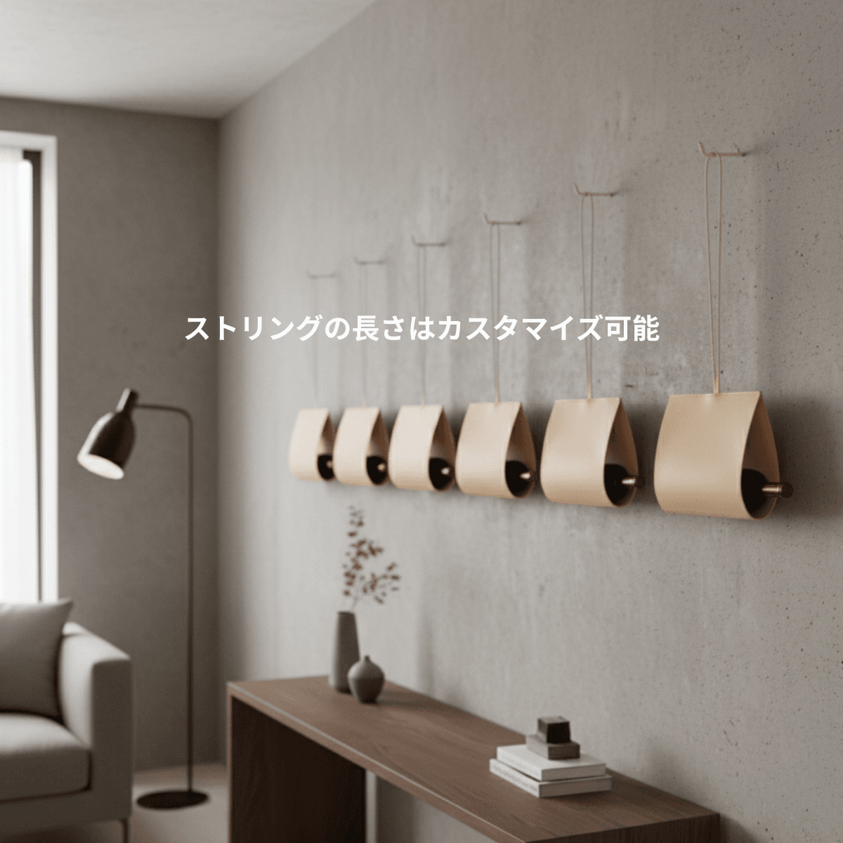 【サイズ・カラーオーダー可】ヌメ革 ワインホルダー|本革 ボトルケース 壁掛け収納 ナチュラルレザー インテリア | 3枚目