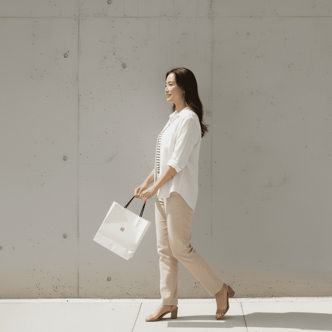 軽さと強さを持ち歩く|ダイニーマレザー トート(紙袋デザイン) | 4枚目